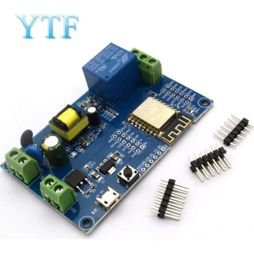 ESP8266 ESP-12F WiFi Relay Module AC 90-250V DC 7-12V USB 5V Power Supply APP Wireless Remote Control For Smart Home