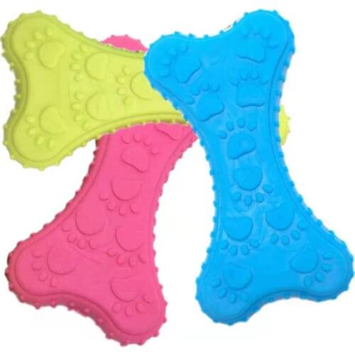 Pet Molar Toy Rubber Thorn Bone Dog Chew Toys Bite Resistant Puppy Clean Teeth Interactive Training Toy Pets Tooth Cleaner Toys