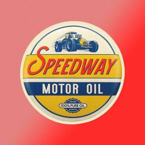 Speedway Motor Oil Vintage Vinyl Decal Sticker Car Truck Race Car Garage Man KK Vinyl Cover Scratches Waterproof PVC