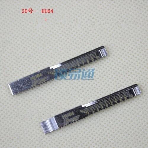 Engraved Line Key NO.20 For Smart Benz, Maybach, Lorinser,Carlson Key Blanks For 2-in-1 Lishi [10pcs]