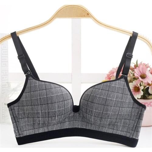 Sexy Deep V Cup Bra For Women duoble cup Push Up Lingerie Seamless Wire Free bra Gather Adjustable straps big size gather bra