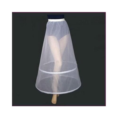 Women White 2 Hoops A line Wedding Accessories Bridal Crinolines Vestidos De Novia New Underskirt Bustle Petticot