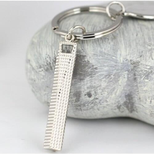 Shanghai Landmarks World Financial Center Model Keychain Key Chain Ring Keyring Keyfob Accessories 86068