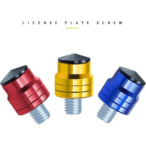 1Pair M10 10MM Motorcycle Rear View Side Mirrors screw Fender Washers Bolt Fender Washer License Plate Bolts license plate screw