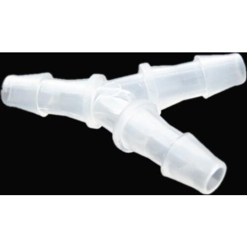1Pcs 2.4mm-19.5mm Y Shape Plastic Hose Pipe Connector Joiner Fitting Car Home Air Water Fuel connecting pipe