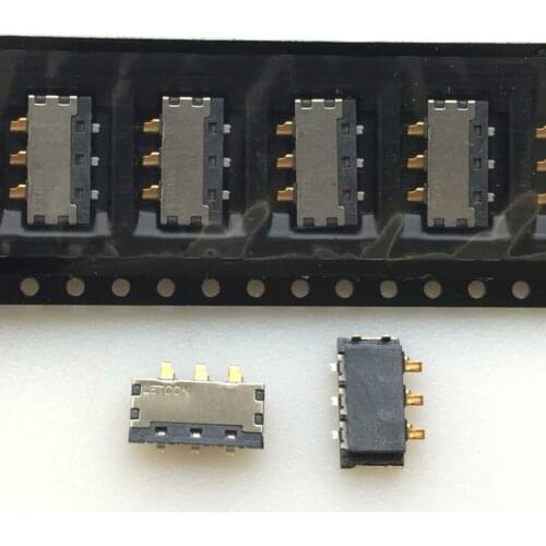 10PCS) Original charging contact power supply 3P 3-pin gold-plated foot sinking board power contact port high quality