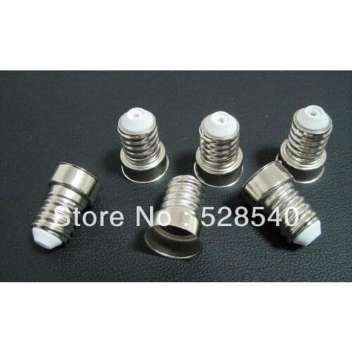 12piece/lot E14 lamp base solder- free base suitable for LED CFL lamp base