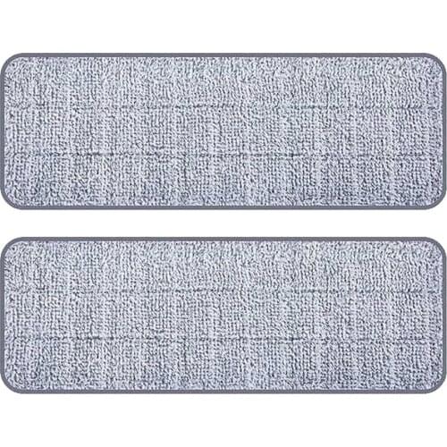 2/4/6pcs Replacement Mop Pads Microfiber Cleaning Pads for Squeeze Flat Mops
