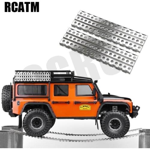 2pcs Metal Anti-skid Self-help Board Splice Expand For 1/10 RC Crawler Car TRX4 TRX6 RC4WD D90 Axial Scx10 90046 VS4