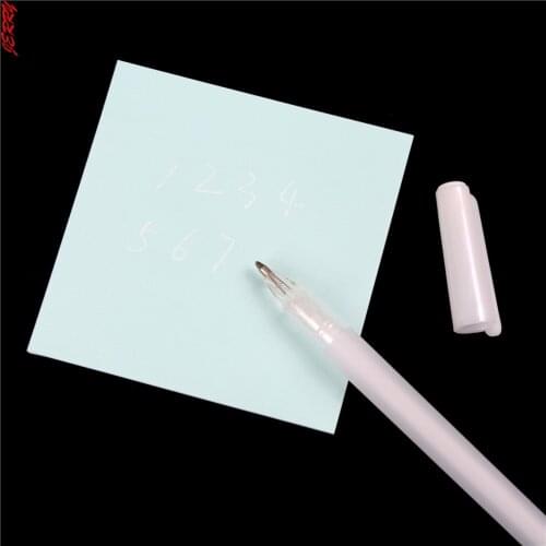 2021 New Style 1PC Durable Cute Plastic White Ink Gel Pen School And Office Stationery 15cm