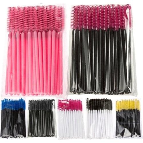 5/10/50PCS Disposable Eyelash Brush Mascara Wands Applicator Spoolers Makeup brushes Wands Applicator Spoolers Eye Lashes Cosmet