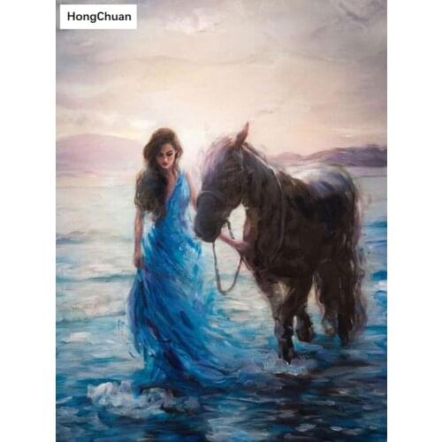 5D DIY square/round diamond painting "seascape beauty" mosaic cross stitch handicraft home decoration mural gift fast delivery