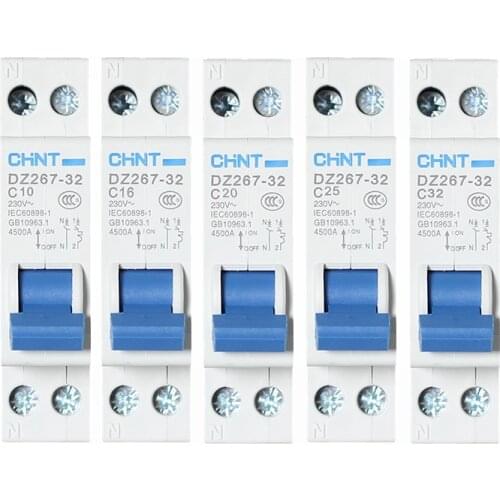 Circuit breaker DPN DZ267-32 1P+N 6A 10A 16A 20A 25A 32A