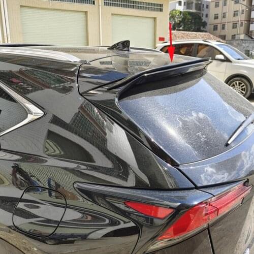 For OLD Lexus NX Series Roof CAR Spoiler Accessories PU Material Auto Trunk Rear Lip Black WING Tail Body Kit 2014 2015 2016