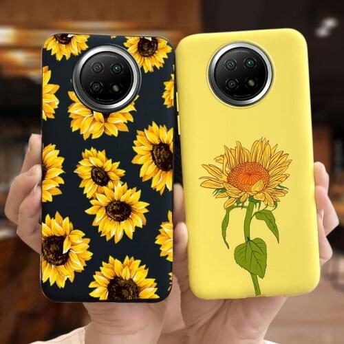 For Xiaomi Redmi Note 9s Case Xiomi Redmi Note Note 9 Pro Max 9Pro Note9s Note 9 5G Back Cover Fashion Girl Sunflowers Bumper