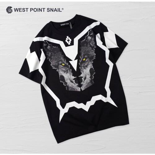 Men Women T-Shirts Tops Wolf Graphic Couple T Shirt Summer 2021 Animals Print Tees Casual Trend Broadcloth Short Sleeve Clothes