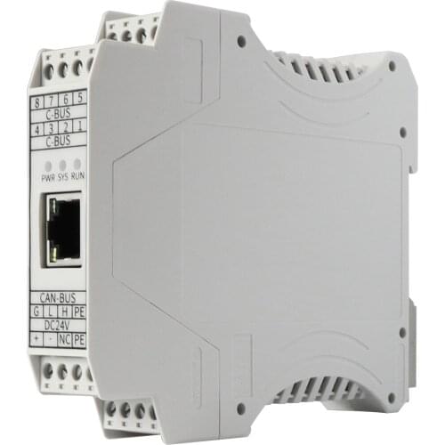 GCAN-GT-410/412 CAN open converter gateway programmable gateway module support CAN Ethernet RS232/485 based on IEC 61131-3
