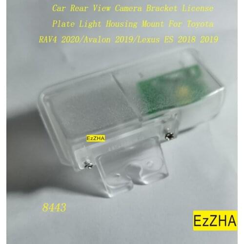 EzZHA Car Rear View Camera Bracket License Plate Light Housing Mount For Toyota RAV4 2020/Avalon 2019/Lexus ES 2018 2019