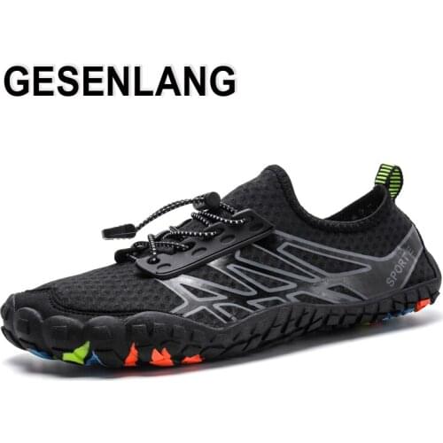 Men Women Summer Beach Water Shoes Big Size Swimming Five Fingers Shoes Sneakers Quick-Drying Walking Fishing Outdoor Aqua Shoes
