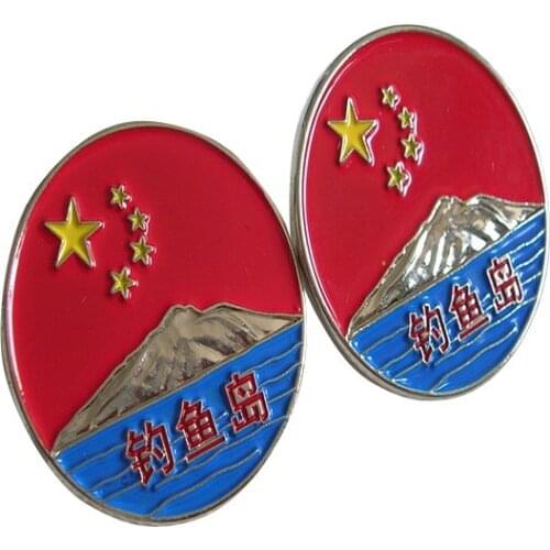 Plating engraving round badge wholesale custom metal badge back pin