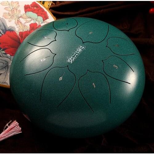 Hluru F tone Lavender mini hanpan pentatonic musical instrument steel tongue drum percussion instrument