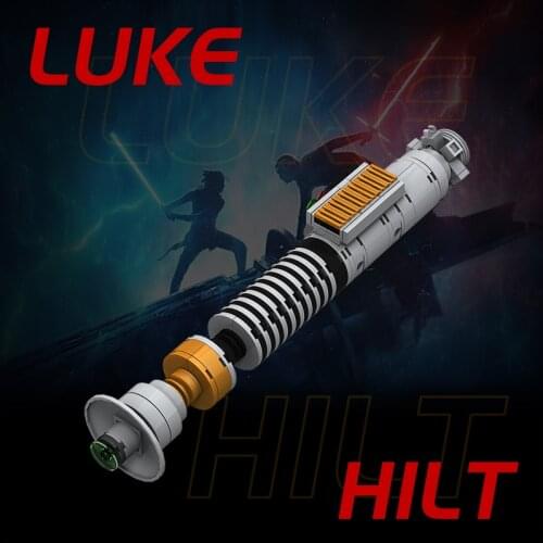 MOC Luke/Obi-Wan -Lightsaberss-Space War MOC-35690 Hilt Model Combat Weapon Building Blocks Figures General Robot Kids Toys Gift
