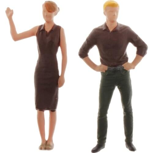 1:64 Greetting Doll Model Aciton Figures Scene Figurine for Sandtable