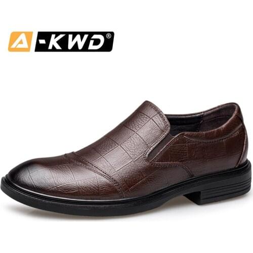 2020 Black Work Formal Dresses Shoes Men Soft Oxfords Tuxedo Slip on Men Casual Shoes Genuine Leather Business Shoes Big Euro 48