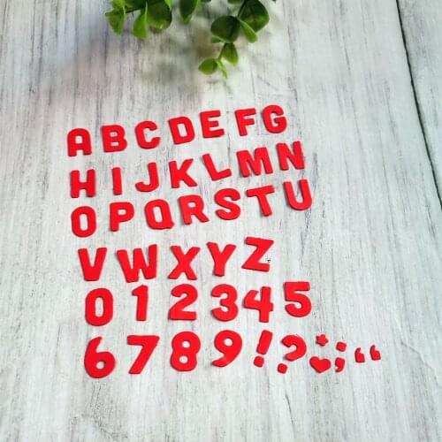 New Design Letters Numbers Craft Metal Cutting Dies cut die Cute Scrapbooking Album DIY Paper Card Craft Embossing Die Cuts