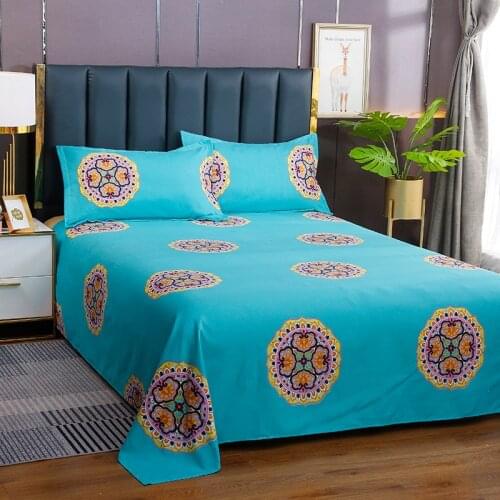 Single double bed, single bedspread, two-person bed sheet, couple bedding, mattress cover, satin bed sheet 150