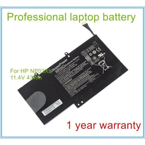 Original New Laptop Battery NP03XL X360 13-A010DX HSTNN-LB6L 760944-421 TPN-Q146 TPN-Q147 TPN-Q148 43Wh