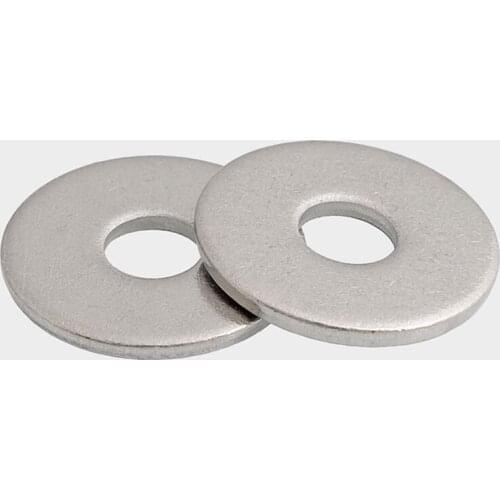 4pcs M10 M12 M14 M16 inner diameter gaskets flat smooth washers stainless steel thick spacer 15-30mm OD 2.5/3/4/5mm thickness