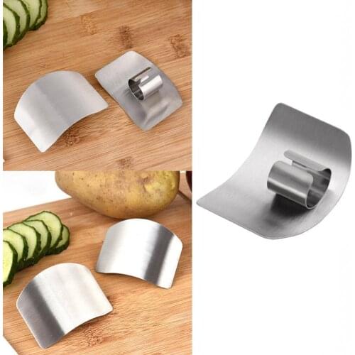 1PC Steel Finger Guard Finger Hand Cut Hand Accessories Knife Finger Tool Knives Cut Protector & Kitchen Protecti I2B4