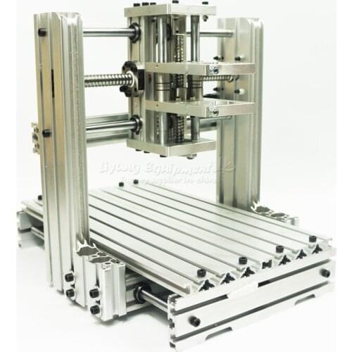 No tax to russia cnc lathe DIY CNC engraver 2520 Base frame kit mini cnc router milling