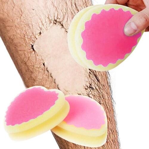 Magic Painless Hair Removal Depilation Sponge Pad Remove Hair Remover Effective Tool Epilator Pad Shaving Hair Remover#p4