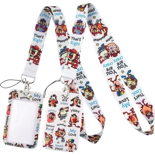 YL514 New Monster Anime Neck Straps lanyard Keychain ID Card Pass Gym Mobile Phone Key Ring Badge Holder Kids Gifts Accessories