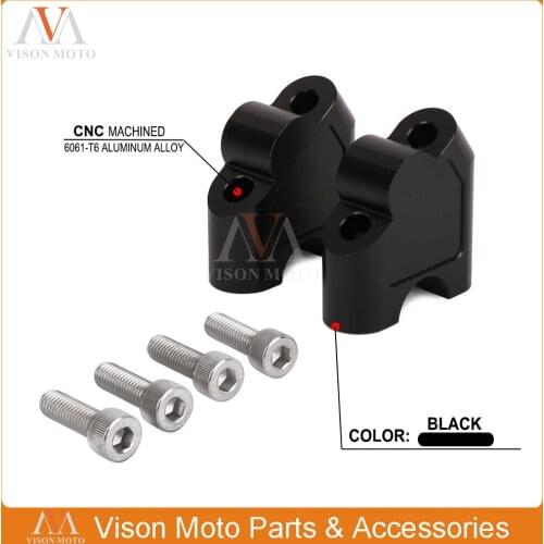 Aluminum Alloy HandleBar Height Riser Handle Bar Mount Clamp For Suzuki GSF1250S 07-16 SV650 SV1000 DL250 V-STROM GW250 S F