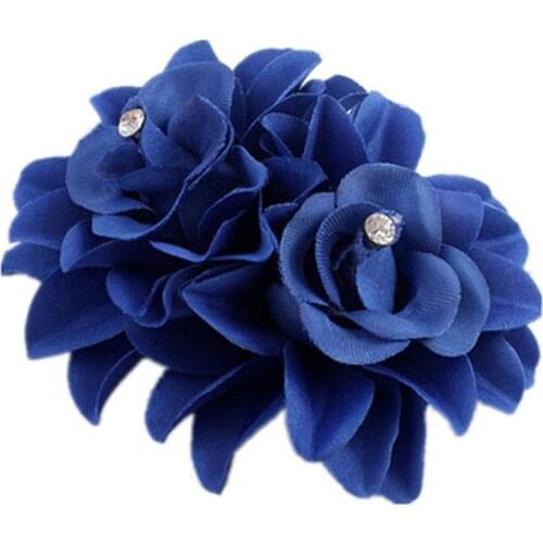 New Bride Women Rose Flower Crown Hairband Wedding Flower Children Festival Dance flower Barrettes Headress Accessories F0158