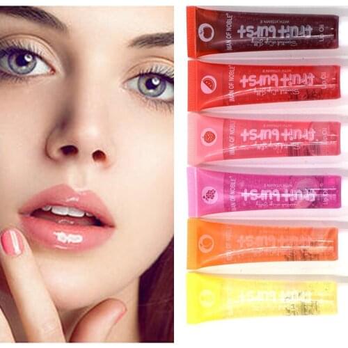 1PC Fruit Burst Lip Oil Scented Lip gloss Plumping Lip gloss Scented Lip Jelly Big Lip Gloss Moisturizer Shiny Vitamin E Oil