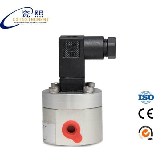 6~600 L/h measuring range 4~26 VDC Power supply and pulse output stainless steel material High viscosity flow meter