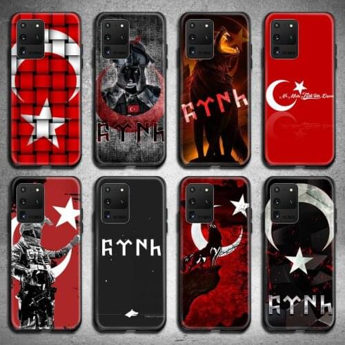 HOTCASHOP Republic Of Turkey Flag Phone Case for Samsung S20 plus Ultra S6 S7 edge S8 S9 plus S10 5G lite 2020