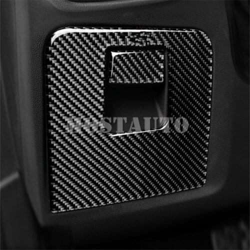 For BMW X3 G01 X4 G02 Carbon Fiber Driver’s Side Glove Box Trim Cover 2018-2019 2pcs Black/Red Car Accessories Interior Car Trim