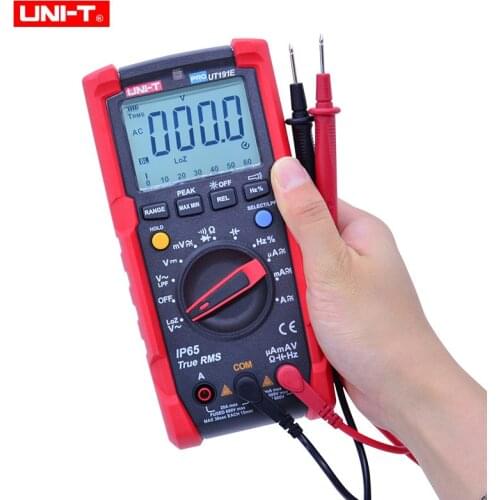 UT191E Digital Multimeter,True RMS IP65 Waterproof,6000 Count DMM 20A 600V Volt ACV LOZ LPF Tester GS/CE/cTUVus Certified