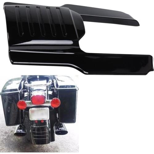 Glossy Black 7" Motorcycle Rear Fender Extension Stretched Bag Stretched Fillers for Touring Models 1996 1997 1998-2008
