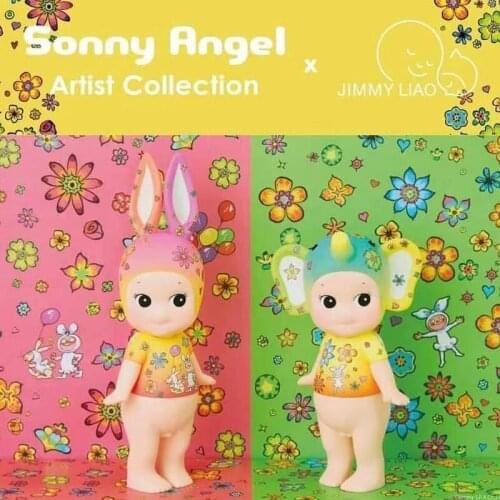 Sonny Angel And Jimmy Liao Joint Toys Cute Rabbit Elephant Anime Figure Kawaii PVC Model Birthday Gift 12 CM