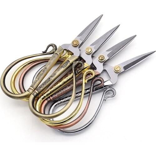 Handicraft DIY Tool Antique cross stitch classic Vintage scissor European Retro Craft Sewing tailor scissors
