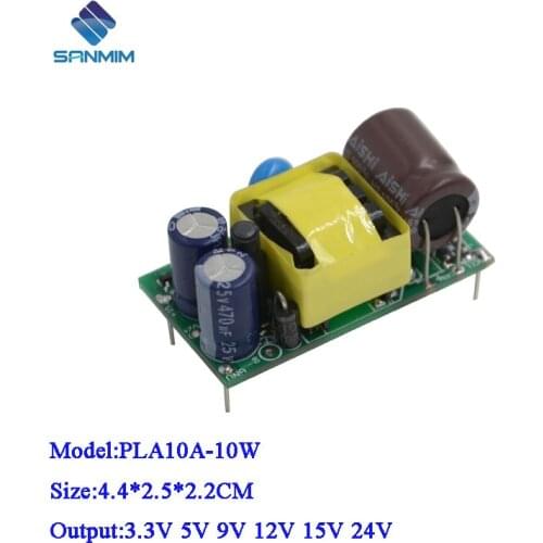 1PCS SANMIN AC220V to 3.3V 3A Power supply Isolated switching power supply module 220V to 3.3V bare board PLA10A3.3V