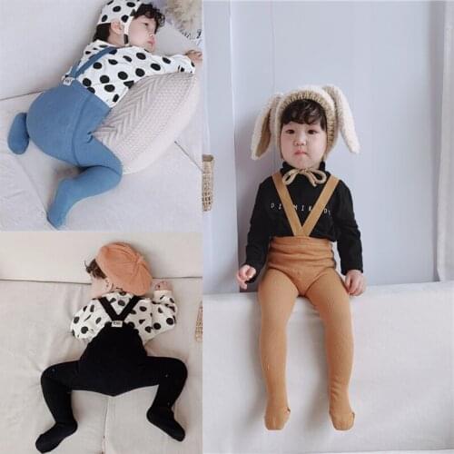 High Waist Newborn Baby Tights Pantyhose Boys Girls Cotton Tights Big PP Infant Pantyhose 0-3T Candy Color Girls Pantyhose