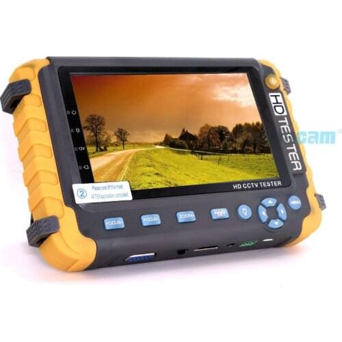 BEST Protable IV8W 5MP AHD TVI 4MP CVI Analog Security Camera Tester 5 Inch CCTV Tester Monitor VGA HDMI Input UTP Cable Test
