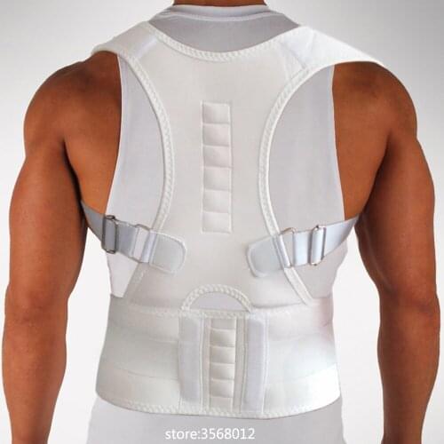 Medical Grade Adjustable Magnetic Posture Support Back Brace Relieves Neck Back and Spine Pain Improves Posture Free Shipping